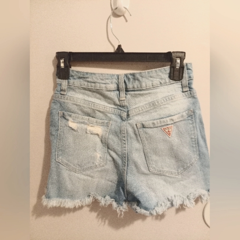 Guess Distressed Denim Shorts